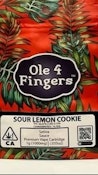 Sour Lemon Cookies 1g Cart - Ole' 4 Fingers