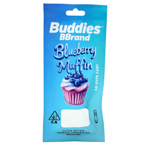Buddies - Buddies - Bbrand - Blueberry Muffin - Vape Cart - 1.0g