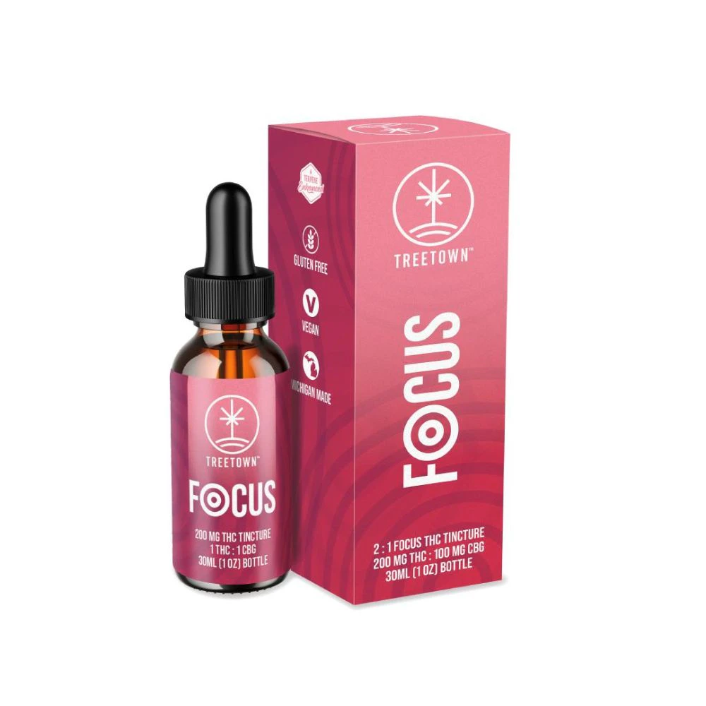 Treetown - Focus 2:1 THC:CBG 200mg Tincture - TREETOWN Main Image