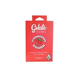 GELATO - Strawberry Cough 1g Classic Cart - Gelato