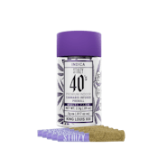 Stiiizy 40's | Infused Pre-Roll Pack | King Louis XIII | [2.5g] 5pk | Indica