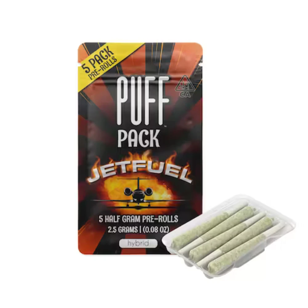 PUFF - 2.5g Jet Fuel Pre-Roll Pack (.5g - 5 pack) - PUFF Main Image