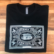 California Street Cannabis Co. Shirt - Small Black