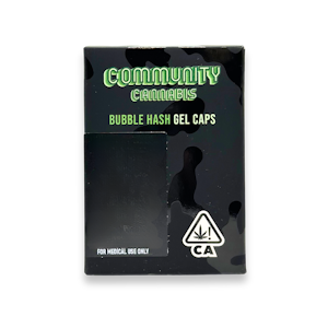 COMMUNITY CANNABIS - Community Cannabis - Bubble Hash 66mg Each - Capsules - 30ct - 2091mg