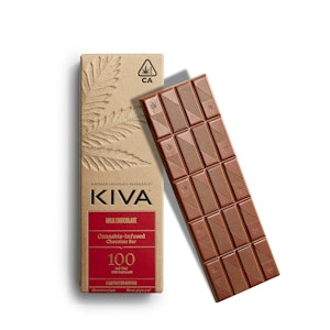 Kiva Confections - Milk Chocolate Bar - 100mg - Kiva
