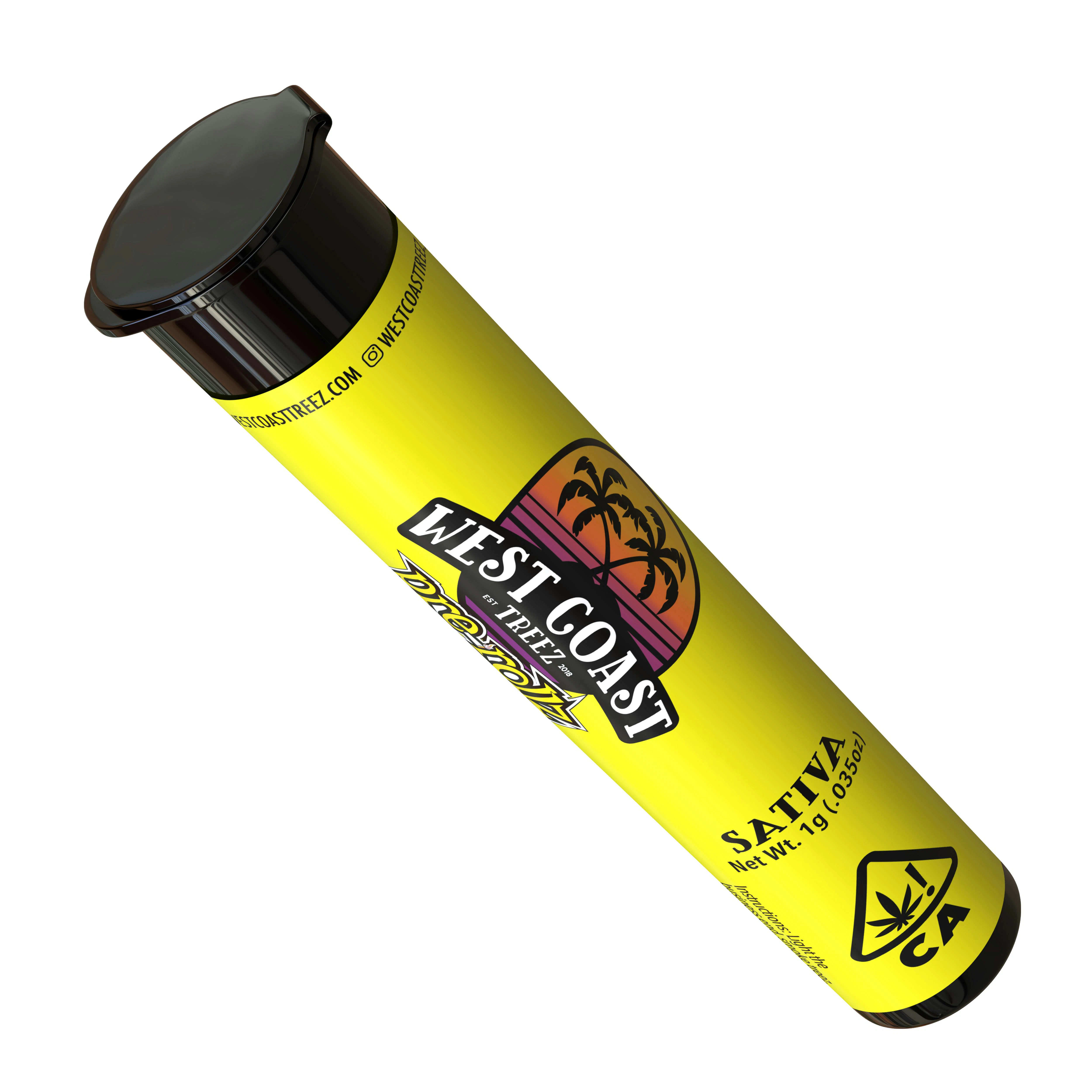 West Coast Treez - West Coast Treez - Preroll - LA Sunrise - 1G Main Image