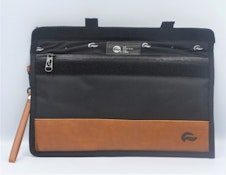 MR. SLICK (11X6) - BLK W/BROWN LEATHER