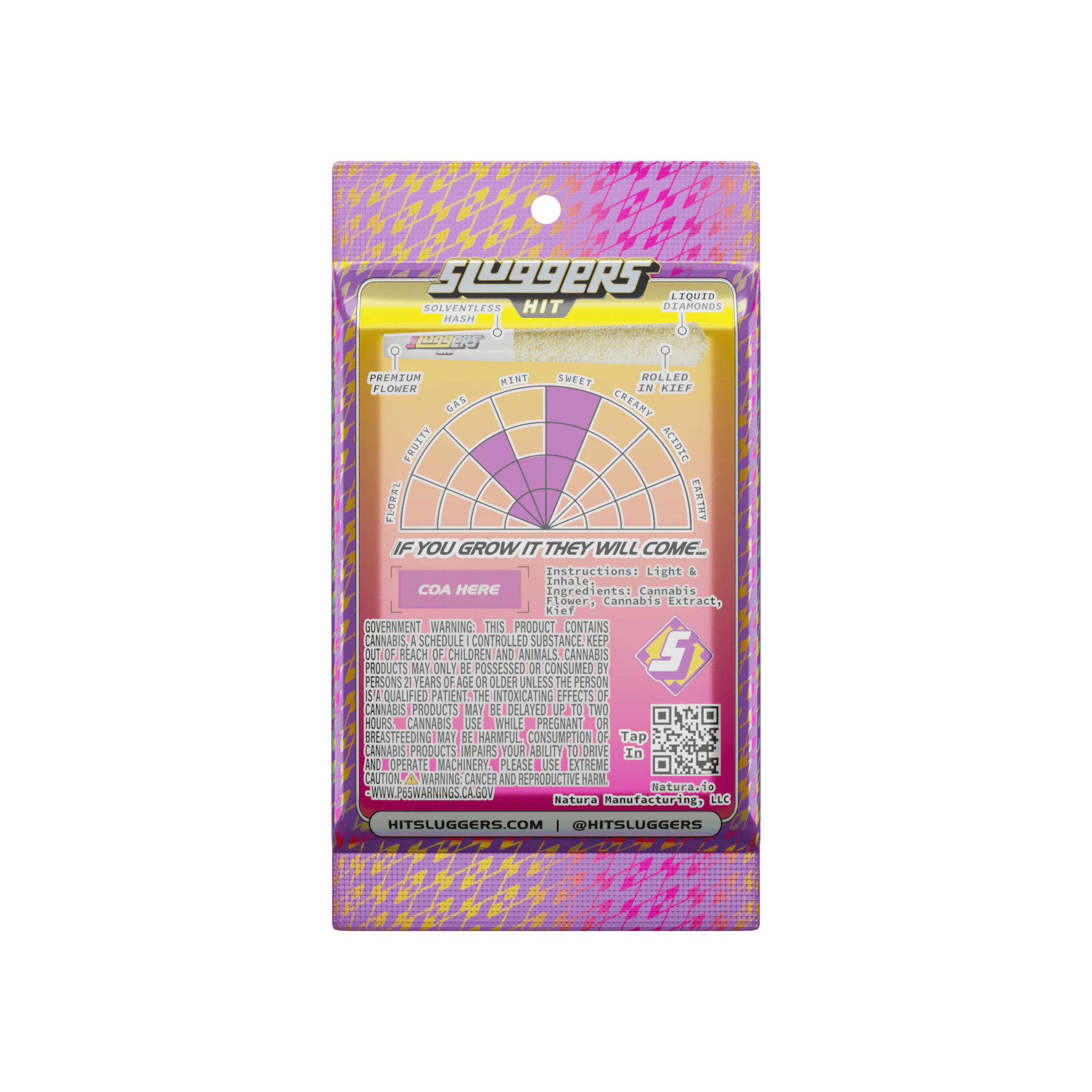 SLUGGERS HIT - Sluggers - Preroll - Infused - Runtz 5pk - 3.5g Main Image