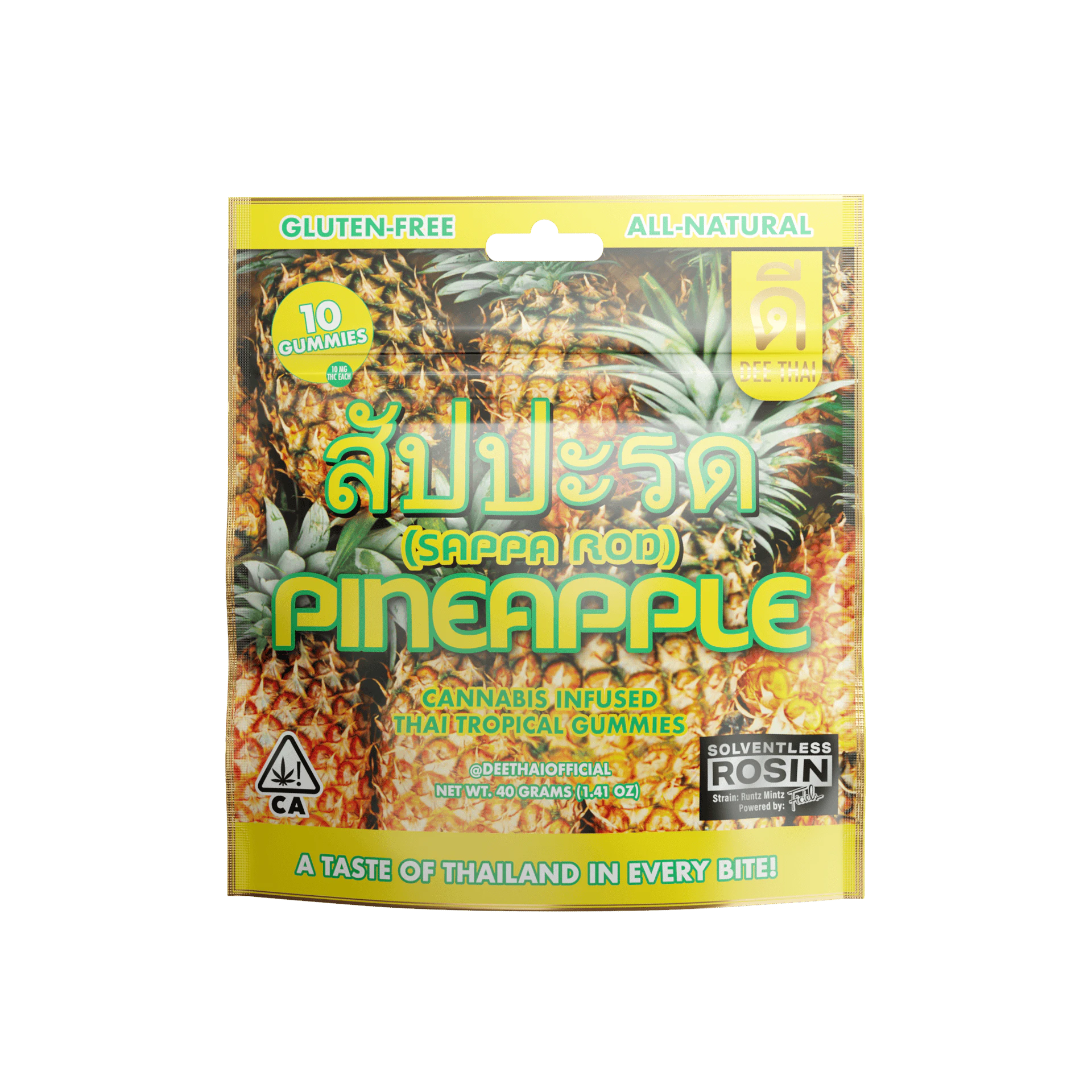 Dee Thai - Dee Thai - Edibles - Pineapple - 100mg Main Image