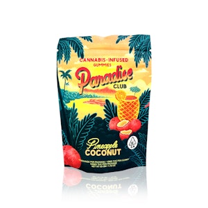 PARADISE CLUB - PARADISE CLUB - Edible - Pineapple Coconut - Gummies - 100MG