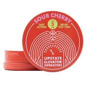 Upstate Elevator | Relief Sour Cherry Gummies 1:1 THC CBD | 10PK