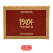 1904 - Live Hash Rosin - Cranberry Z - RTU - 1.0g