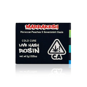 1904 PROVISIONS - Concentrate - Marrakesh - Live Rosin - 1G
