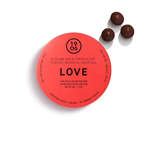 1906 - LOVE for Arousal - 50mg Chocolate Coffee Beans