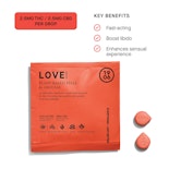 Love - 4 Pack Swallowable Pill Pouch | 1906 | Edible