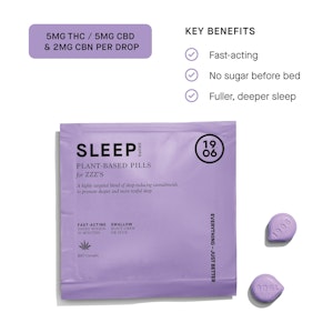 1906 - Sleep - 2 Pack Swallowable Pill Pouch | 1906 | Edible