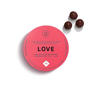 1906 - 1906 | LOVE | Chocolate Coffee Beans | 100MG