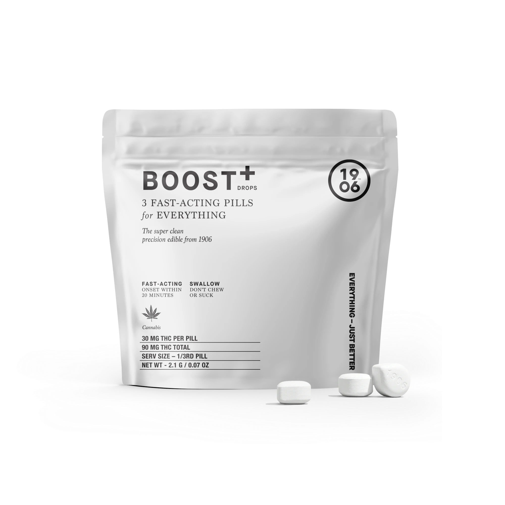 1906 - 1906 - Boost 30 - Tablets - 3 x 30mg THC Main Image