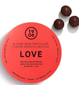 1906 - "Love" Coffee Beans - 5mg THC : 5mg CBD x 20ct - Edibles