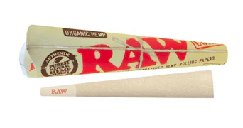 RAW - 1 1/4 Organic Cone - 6ct