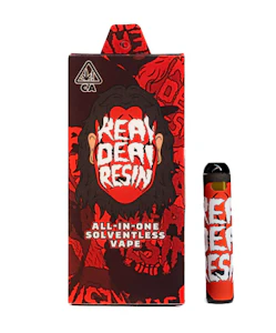 REAL DEAL RESIN - DISPOSABLE - STINGER OG .5G - REAL DEAL RESIN