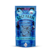 Kiva Lost Farms Live Resin Chews Blueberry