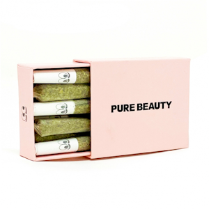 PURE BEAUTY - Pure Beauty - Pre Roll Pack - Indica - Pink Box - (3.5g total) 10 Pack
