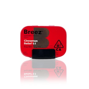 BREEZ - Edible - Cinnamon Relief - 1:1 - Mint Tin - 100MG