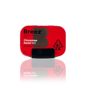 BREEZ - BREEZ - Edible - Cinnamon Relief - 1:1 - Mint Tins - 100MG