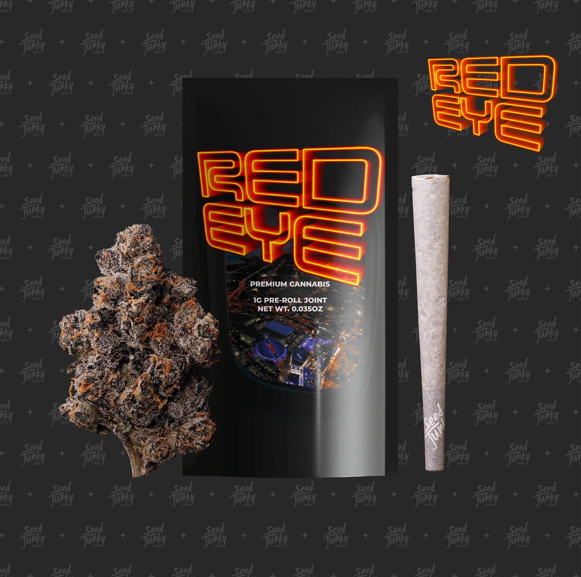 Seed Junky - RED EYE (1G Pre-Roll) Main Image