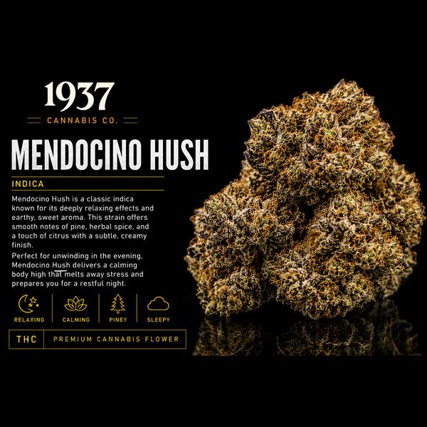 1937 - 1937 | 3.5g Mylar | Mendocino Hush Main Image