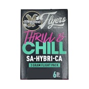 CLAYBOURNE Thrill & Chill 6-Pk 3G (Variety Pk) (H) Preroll Packs 3g