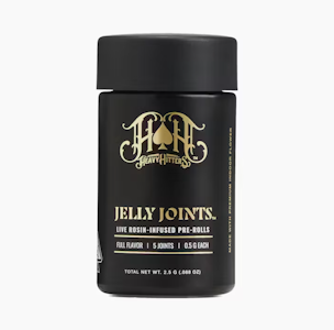 HEAVY HITTERS - Heavy Hitters Live Rosin Preroll 5pk - Blue Gummies 44%