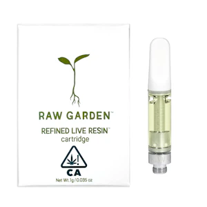 RAW GARDEN - Raw Garden | Tequila Sunrise refined live resin cart 1g | 85.28% THC