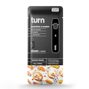TURN peaches n cream (i-hybrid) / botanica blends / 1g disposable