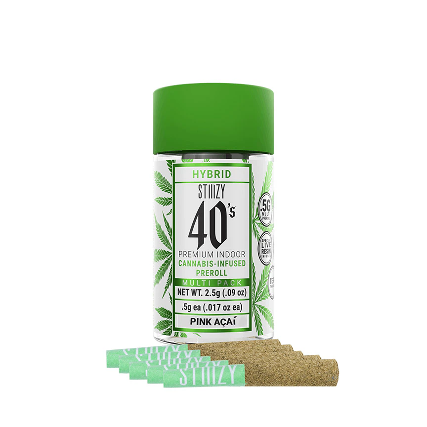 STIIIZY - Stiiizy Pink Acai 40's Pre-Roll Multipack 2.5g Main Image