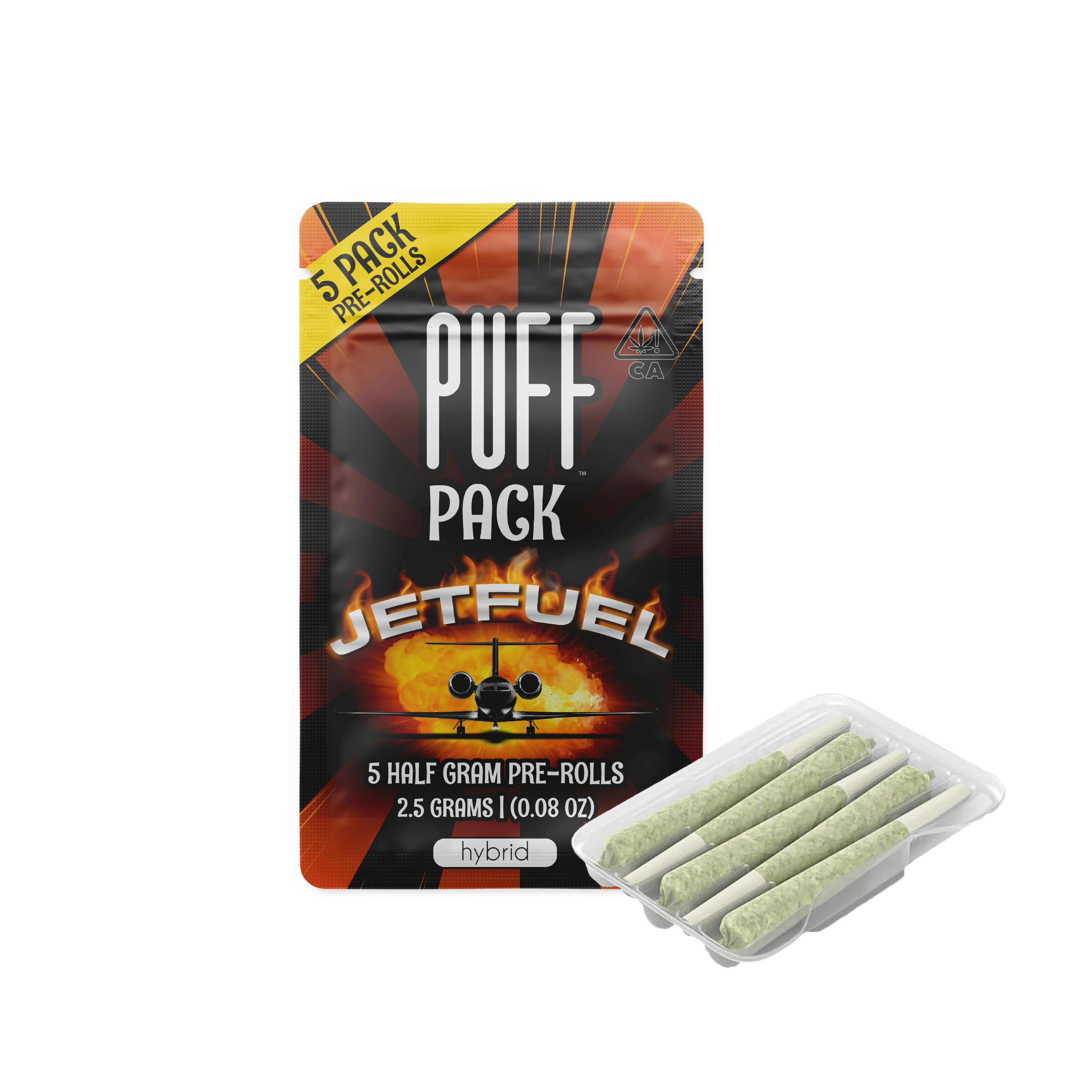 PUFF - Puff Jet Fuel 5 pack pre-rolls - 2.5 gram Main Image