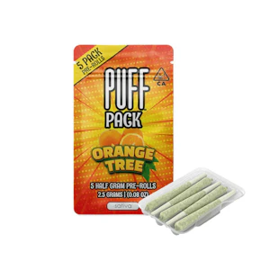 PUFF - Orange Tree - sativa - 5 pack pre-rolls - 2.5 gram