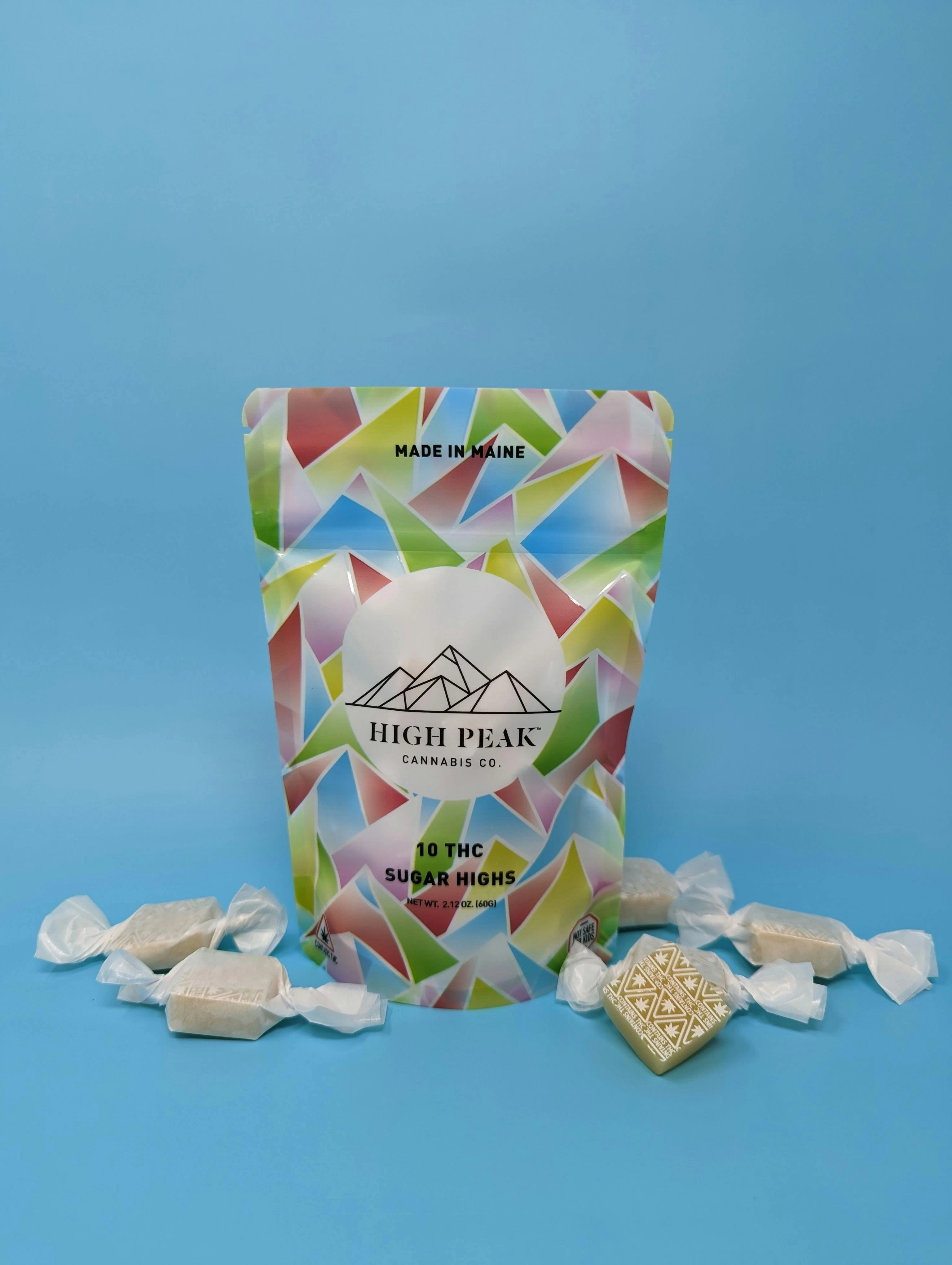 High Peak Cannabis Co. - Maine Wildberry Hash Rosin Sugar Highs 100mg Main Image