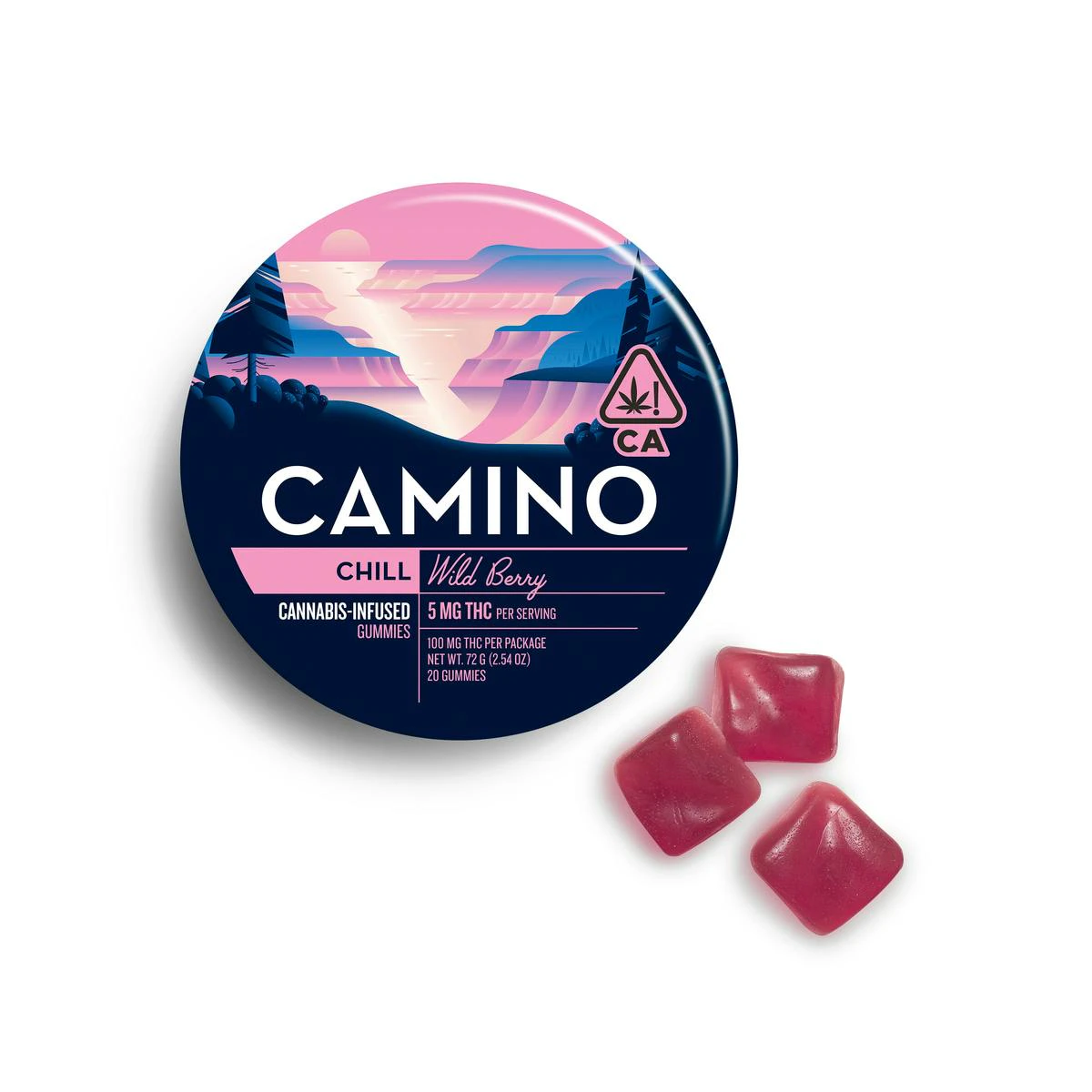 Camino - Camino - Wild Berry Chill - Gummies - 20 x 5mg Main Image