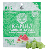 Kanha - Watermelon 20:1 CBD Gummies (100mg CBD:5mg THC)