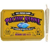 3.5g Wedding Cake Diamond Infused Pre-Roll Pack (.5g - 7 pack) - Pacific Stone