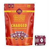 CHEEBA CHEWS | CHARGED ENERGY CHEWS 100MG THC + 50MG THCV - THCV CHARGED MOCHA CHOCOLATE