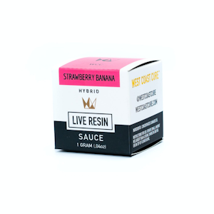 West Coast Cure - Strawberry Banana Live Resin Sauce 1g
