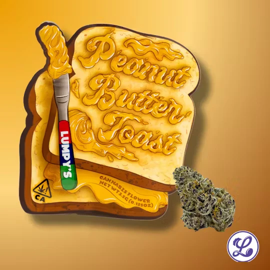 Lumpy's Flowers - Peanut Butter Toast (H) 32.23% | Lumpy's Flower | 3.5g Main Image