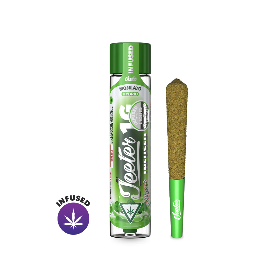 Jeeter - Jeeter-Mojilato-infuse liquid diamonds-Infuse Pre Roll-Hybrid-Kief-36.08%-1G Main Image