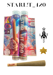 StarLit420 - StarLit420 - Vanilla Frosting - 1g Hash Infused Preroll