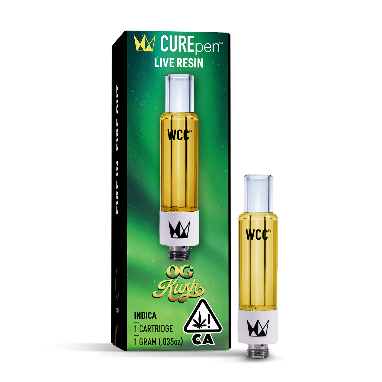 West Coast Cure - WCC | Vape Cartridge | Live Resin | CUREpen | OG Kush | 1g Main Image