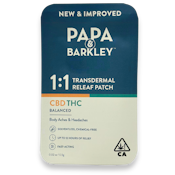 Papa & Barkley - Releaf Patch 1:1 CBD/THC - Wellness - Single Patch