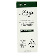 Marys Medicinals - Relief Remedy - 1:1 CBD:THC - Tincture - 300mg